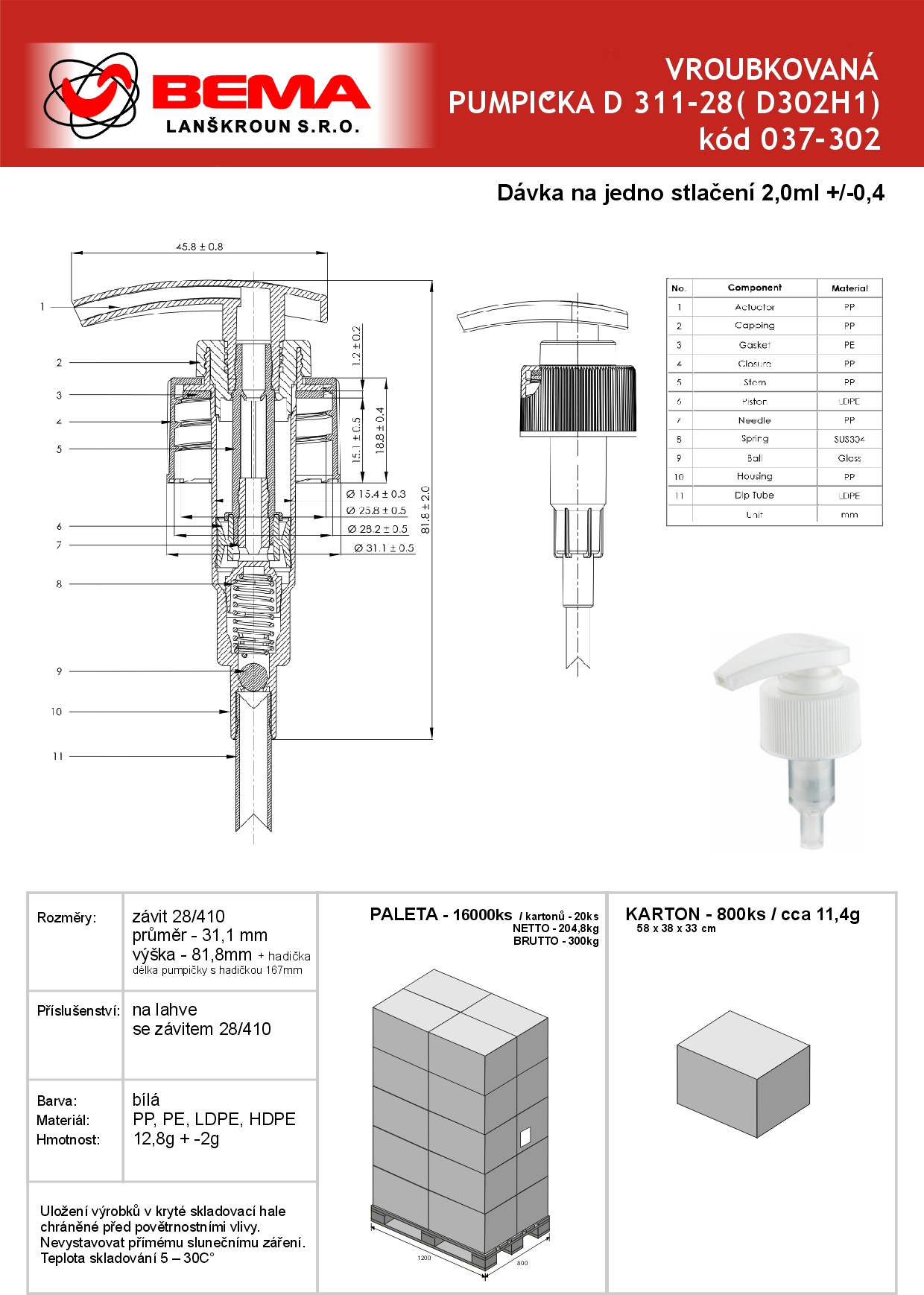 pumpicka D311-28 (D302H1) - 20-3-2024